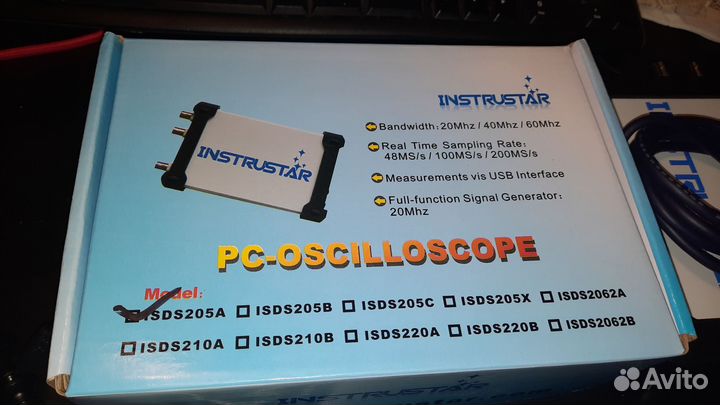 Осциллограф lnstrudtar isds205a