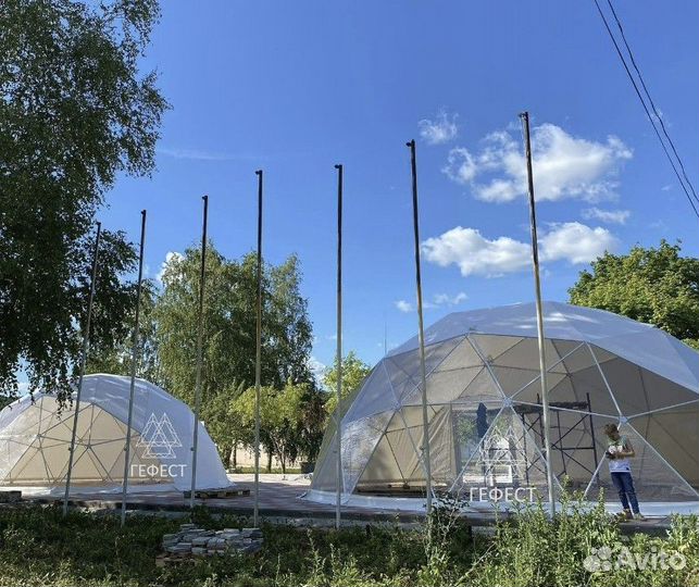 Геокупол сфера, купольный шатер