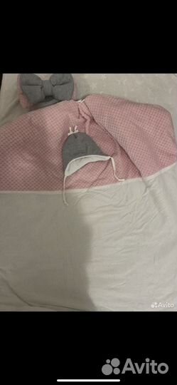 Конверт на выписку для девочки зима