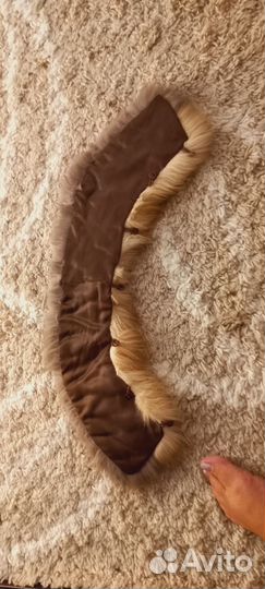 Меховой воротник песец