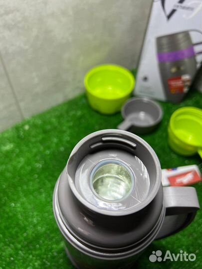 Термос 0.6 литра, со стеклянной колбой