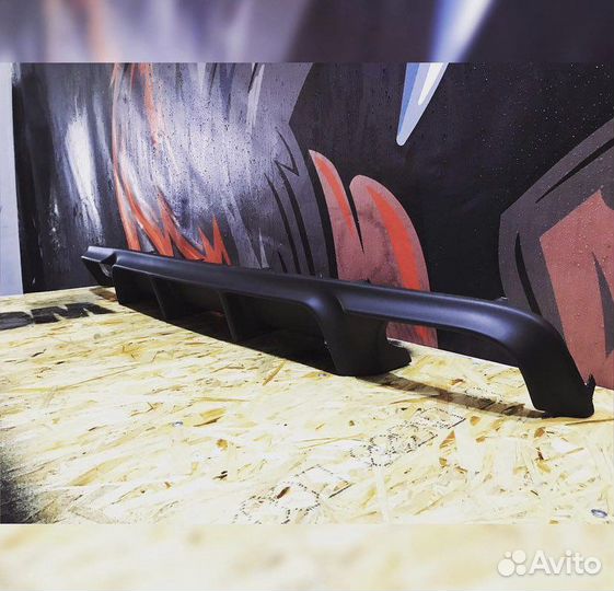 Задний диффузор bmw e39