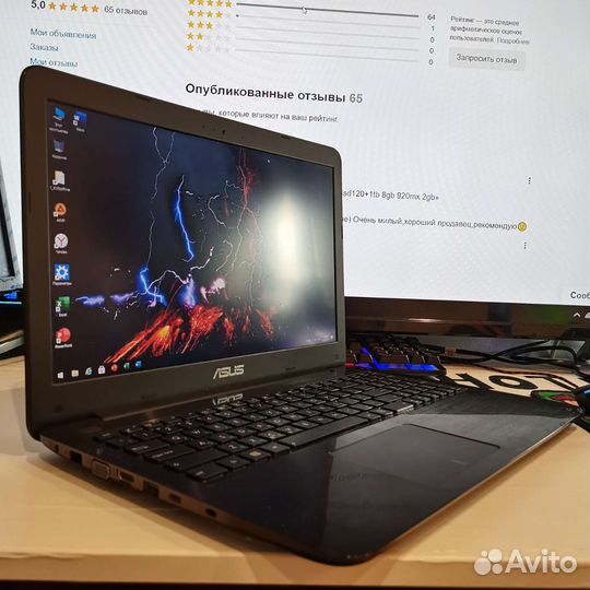 Ноутбук Asus SSD I3 2.3 GHZ 6GB 940MX