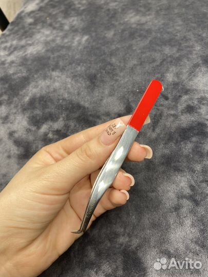 Пинцет для наращивания ресниц Verona comfort