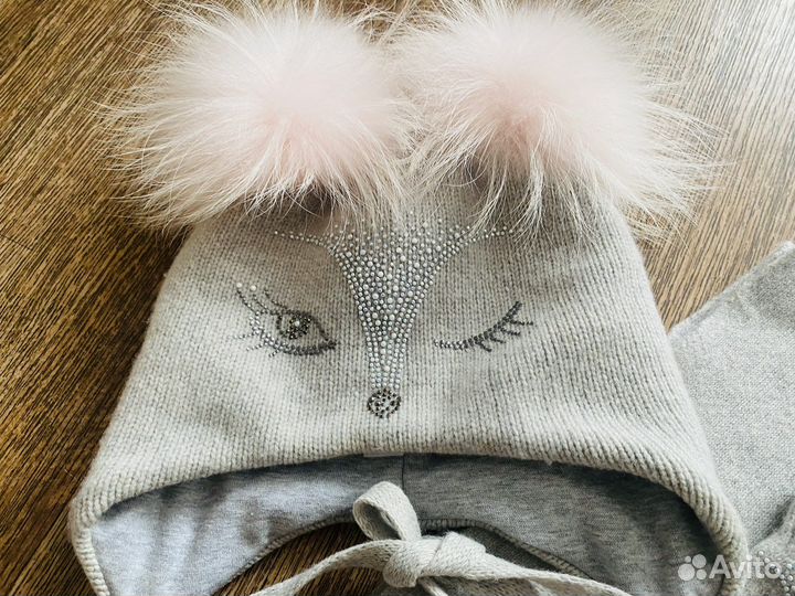 Шапка зимняя для девочки totti