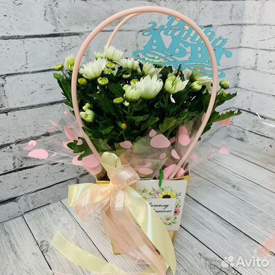 Букет учителю на 1 сентября/ цветы для учителя