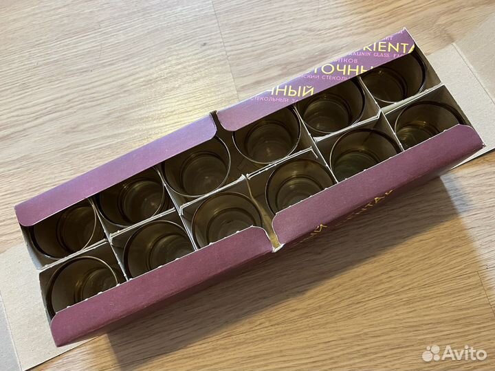 Стопки СССР в упаковке рюмки