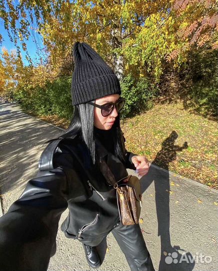 Комплект Шапка и снуд мериносовая шерсть 100