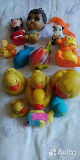 Игрушки резиновые и др