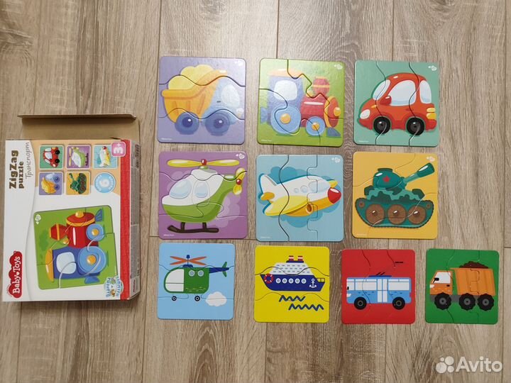 ZigZag puzzle Транспорт Baby Toys