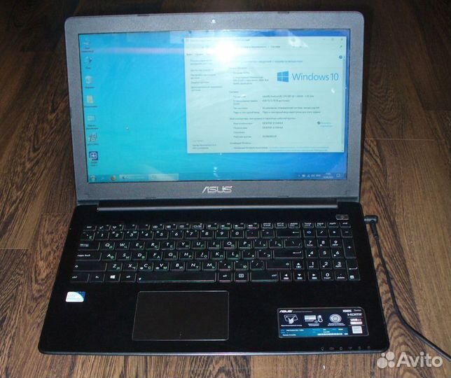 Ноутбук asus x502c SSD WD SA510 500Gb