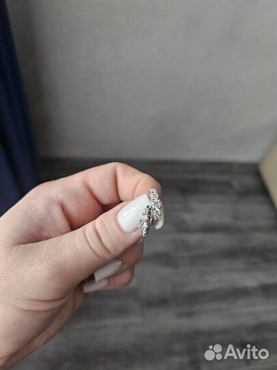 Серьги серебро