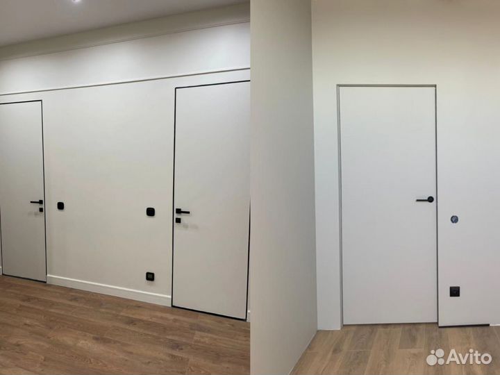 Скрытая дверь с коробкой