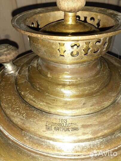 Самовар на углях старинный