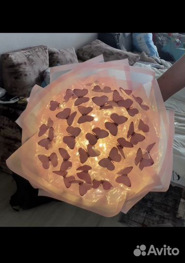 Вечный букет из бабочек