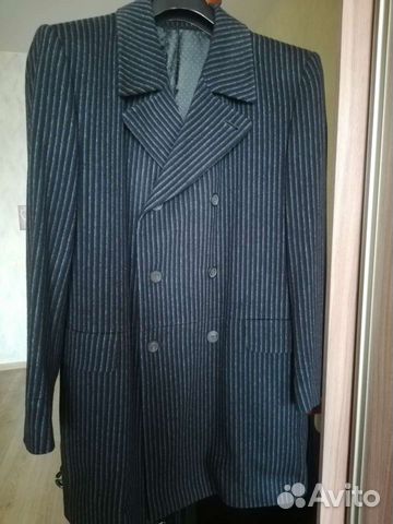 Пальто мужское двубортное