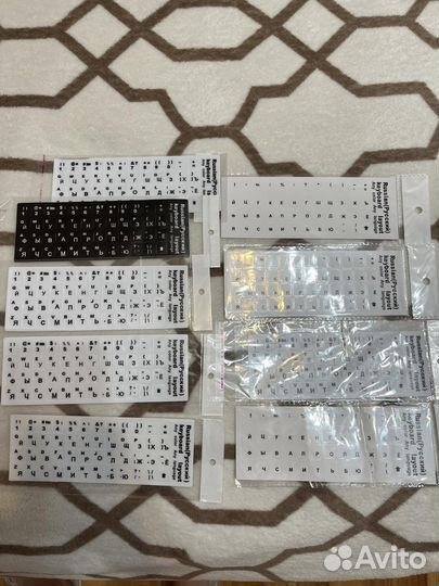 Наклейки на клавиатуру
