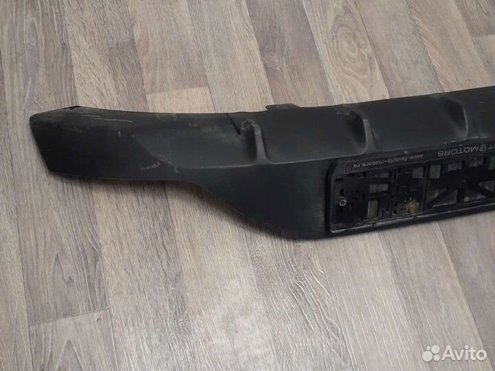 Спойлер (юбка) бампера заднего Rio рио 3 15-17