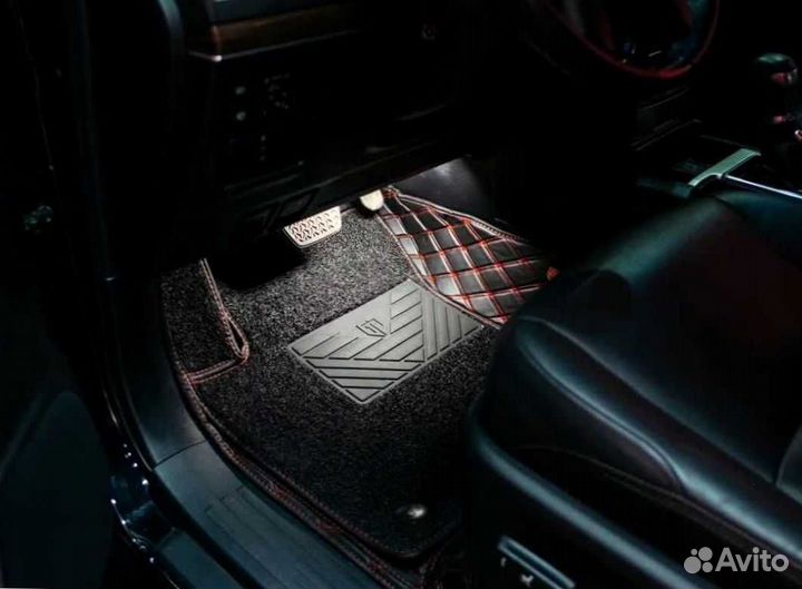 Коврик в багажник для Toyota prado