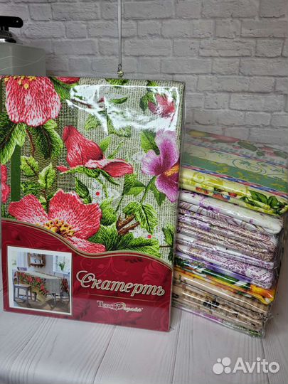 Скатерть, рогожка