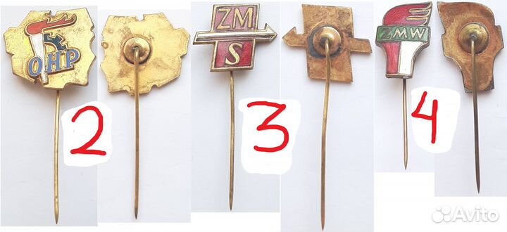 Значки. Часть 11. Польша, Венгрия