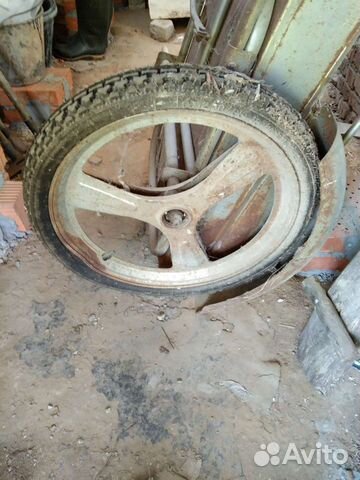 Колесо на садовую тележку СССР