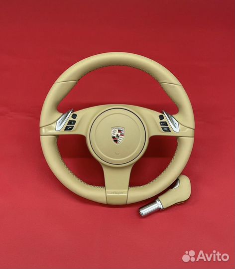 Руль Porsche Cayenne 958 новый Бежевый