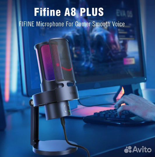 Микрофон Fifine A8 plus usb