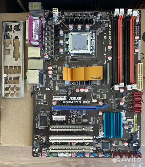 Asus p5p43td pro с процессором xeon x3220