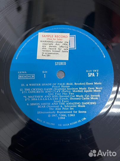 The world of hits England винил