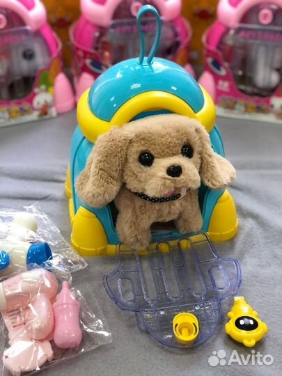 Электрический питомец котенок, собачка, кролик