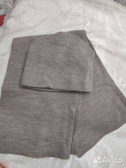 Шапка и шарф женские