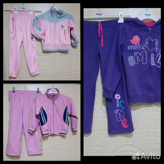 Спорт. костюмы: на 1,5 г., на р.98см, на 5 лет