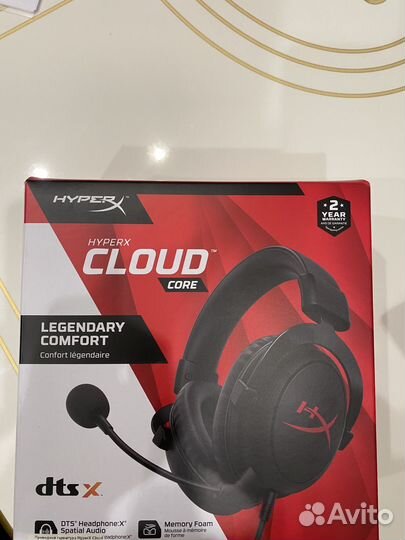 Наушники HyperX Cloud Core 7.1 HX-hscc-2-BK черный