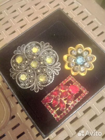 Брошь винтажная чехия, СССР