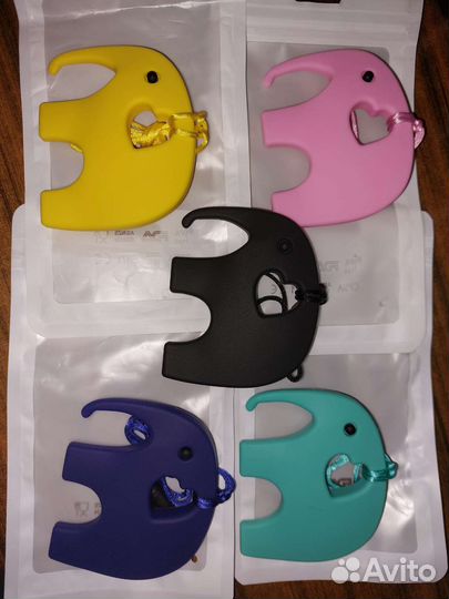 Силиконовые грызунки прорезыватели Слоник