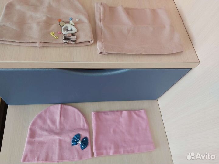 Шапка и снуд для девочки