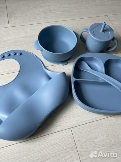 Набор детский силиконовой посуды