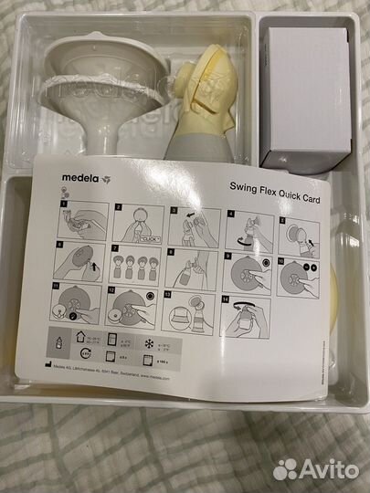 Молокоотсос medela swing flex электрический