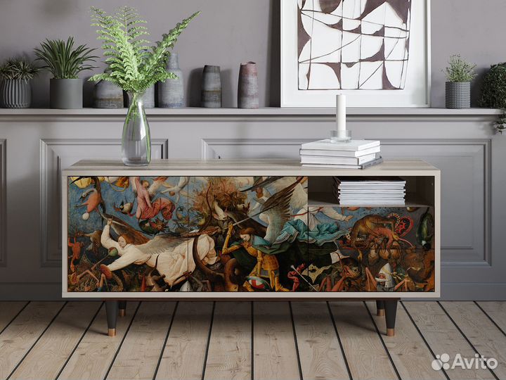 Тв-тумба T7 - Сатин - The Fall of the Rebel Angels