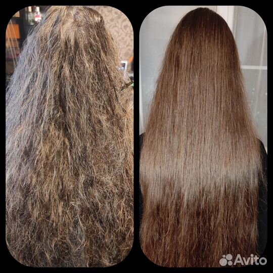 Кератиновое выпрямление и ботокс волос