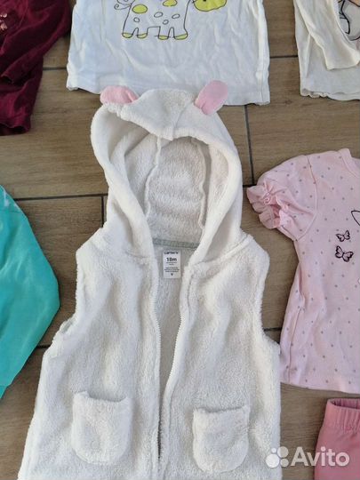 Пакет одежды на девочку 80-86
