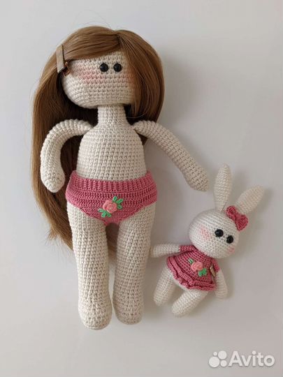 Интерьерная кукла ручной работы в стиле Тильда