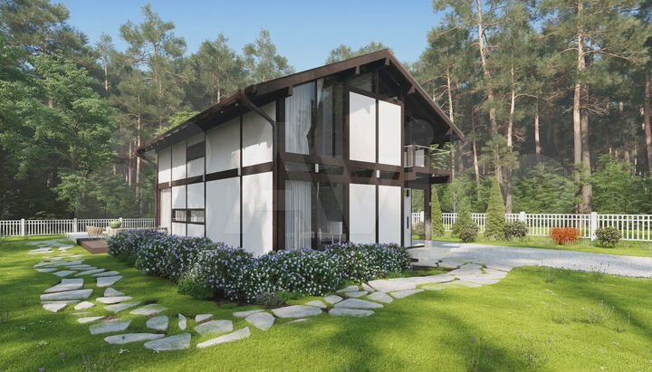 Коттедж 178 м² на участке 6 сот.