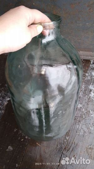 Бутыль стеклянная 10л