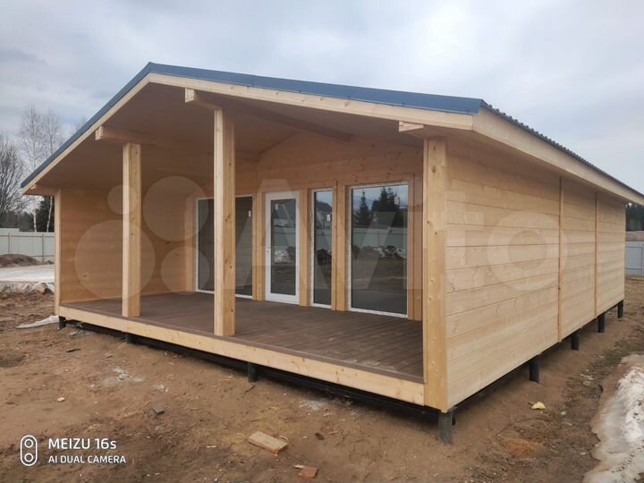 Коттедж 90 м² на участке 8 сот.