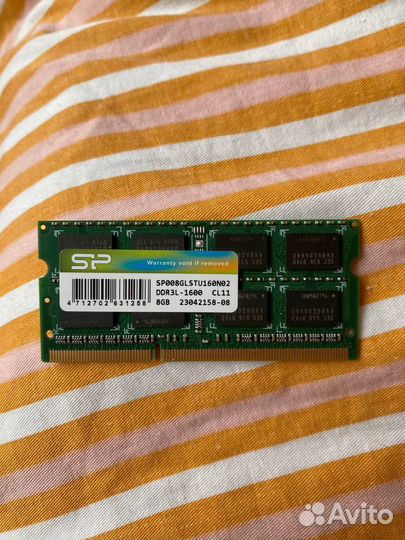 Оперативная память ddr3 8 gb для ноутбука