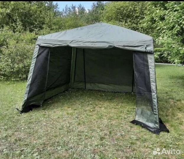 Шатер карповый усиленный новый 1628d с юбкой