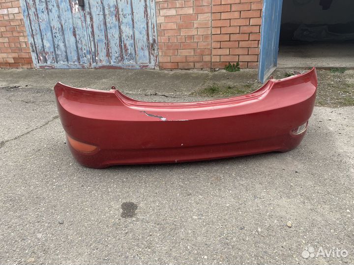 Бампер hyundai solaris задний