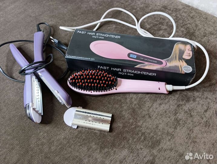 Утюжок и расческа выпрямитель